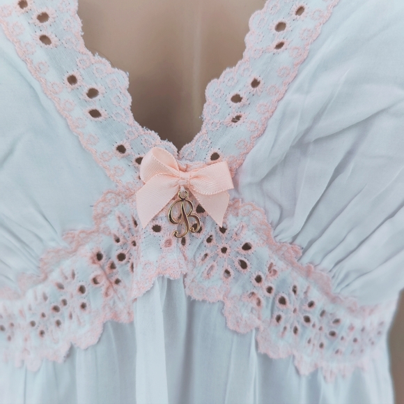 TED BAKER Ladies Pyjama Lounge Wear Night Dress White Size 10 Worn Once Immacula - Picture 4 of 13